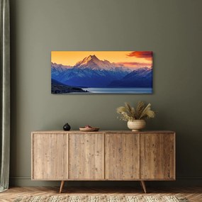 Obraz - Jazero Pukaki (120x50 cm)