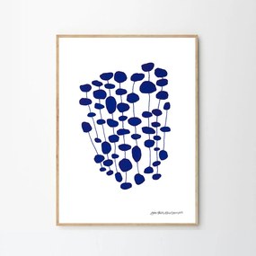 The Poster Club Plagát Blue Pearl Forest by Leise D. Abrahamsen 30x40