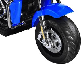 JOKOMISIADA Veľký akumulátorový motorkový chopper pre deti PA0254 modrý