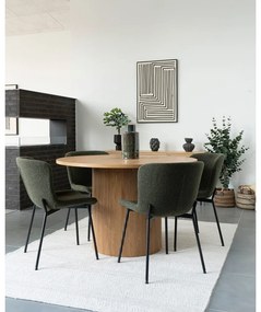 Tmavozelené jedálenské stoličky v súprave 2 ks Maceda – House Nordic