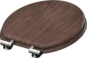 Eisl Sanitär WC sedadlo MDF Soft Close Dark Wood 80193