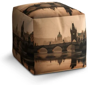 Sablio Taburet Cube Praha Karlov most 1: 40x40x40 cm