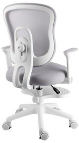 Detská rastúca stolička Neoseat MIKY — látka, sivá