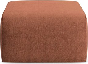 Ženilková podnožka v terakotovej farbe Lani – Makamii