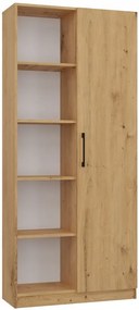 Regál Recados 1 (dub artisan). Akcia -20%. Vlastná spoľahlivá doprava až k Vám domov. 1132654
