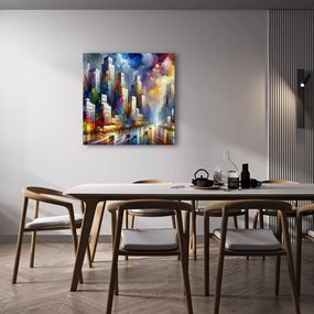 Obraz abstraktné panoráma mesta