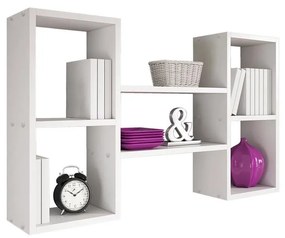 Nástenná polica TRIO 60x102 cm biela