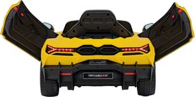 Elektrické autíčko Lamborghini Revuelto žlté