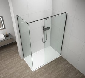 Polysan Polysan, ESCA COPPER MATT jednodielna sprchová zástena do priestoru, Marron, 1100 mm, ES1511-10