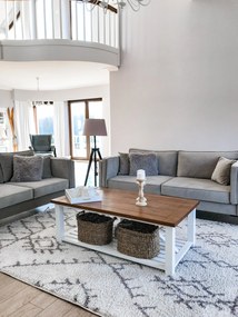 Koberec BERBER FEZ GO535, krémovo -hnedý, strapce, Shaggy