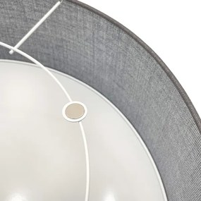 Stropné svietidlo SIRJA 1xE27/15W/230V pr. 35 cm sivé