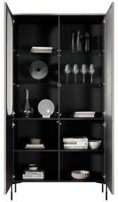 Vitrína Sonatia 100 cm - kašmírová