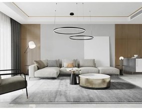 LED Stmievateľný luster na lanku LED/128W/230V 3000-6500K + diaľkové ovládanie