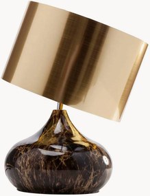 Stolová lampa v mramorovom vzhľade's nastaviteľným tienidlom Mamo Deluxe