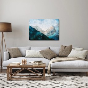 Obraz - Kresba hôr (70x50 cm)