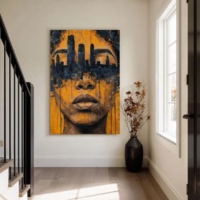 Obraz na plátne Mesto v Hlavách - Umelecký Motív