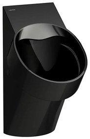 LAUFEN H8402850200001-Pisoár VAL zadný prívod, zadný odpad keramika/lesklá čierna