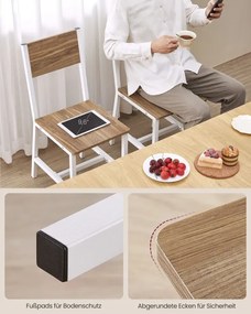 Set dvoch jedálenských stoličiek LDC092W01 (2ks)