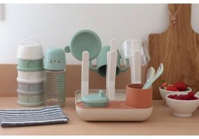 Beaba - Odkvapkávač na fľaše béžová/oranžová