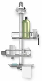 Nastaviteľný držiak do sprchy Plus, nerez