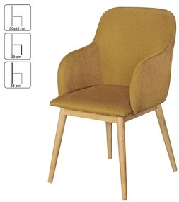 Wohnling Jedálenská stolička v škandinávskom štýle (kari)  (100235621)