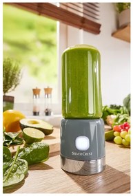 SILVERCREST® KITCHEN TOOLS Prenosný mixér na smoothie SSMA 67 B2 (sivý) (100369387)