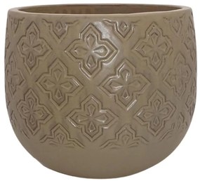 Keramický kvetináč R 969-11 COFFEE-180