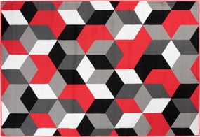 TA Koberec Q545A RED MAYA PP ESM Sivý Obdĺžnikový Rozmer: 160x230 cm