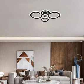 LED Stmievateľný prisadený luster LED/100W/230V 3000-6500K + diaľkové ovládanie