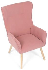 Kreslo s ušami PINK2, ružová
