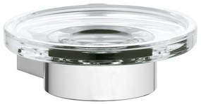 KEUCO Plan miska na mydlo, hliník eloxovaný strieborný/chróm, 14955179000