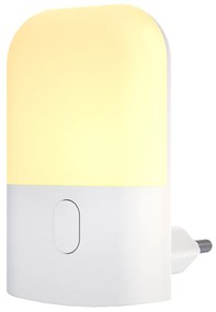 LED svietidlo do zásuvky Kama, 1x LED 0,5w, 2700k, w, senzor súmraku