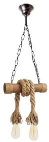 Brilagi - Luster na reťazi KOS 2xE27/60W/230V buk
