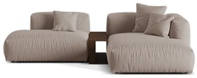 Béžová modulárna rohová pohovka (pravý roh) Martina – Micadoni Home
