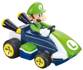 Carrera Mini autíčko na diaľkové ovládanie Luigi + Plyšová hračka Luigi, 23 cm  (800008000)