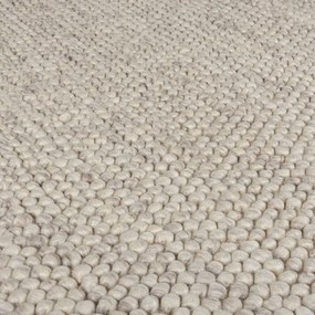 Svetlosivý ručne tkaný koberec s prímesou vlny 120x170 cm Minerals – Flair Rugs