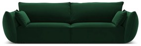 Tmavozelená zamatová pohovka 208 cm Vanda – Mazzini Sofas