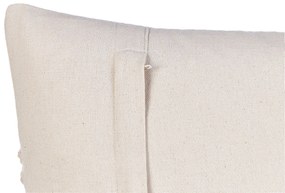 Sada 2 bavlnených vankúšov so strapcami 45 x 45 cm béžová KALAM Beliani