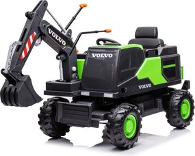 LEAN CARS Nabíjateľné rýpadlo Volvo DK-VE888 zelené