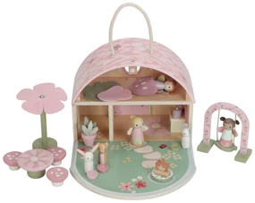 Domček pre víly drevený prenosný Fairy Garden