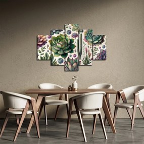Obraz - Sukulenty (150x105 cm)