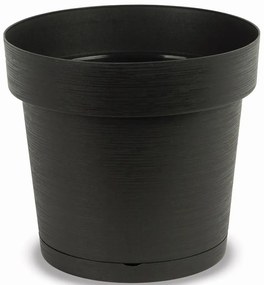 Kvetináč Melrose Glamour 18x19h 2,5lt Antracit Mga18