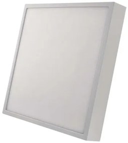EMOS Prisadené stropné LED osvetlenie NEXXO, 28,5 W, teplá biela-studená biela, štvorcové, biele