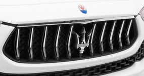 Ramiz Maserati Ghibli Batéria pre deti Biela + diaľkové ovládanie