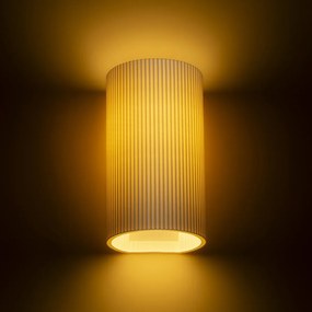 RENDL R13998 CALLUM nástenná lampa, dekoratívne biela Eco PLA