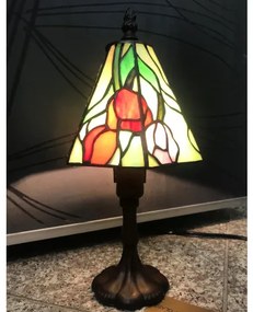 Lampa Tiffany stolová TULIP 30*15