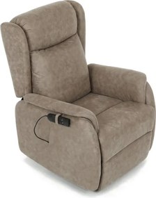 Polohovacie kreslo béžové, elektrické TV-L8902 LAN3