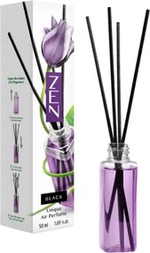 Tyčinkový aroma difuzér ZEN BLACK 50 ml