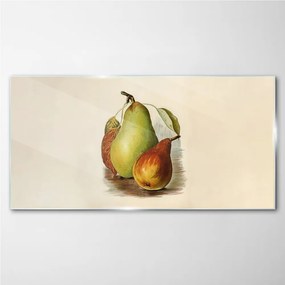Obraz na skle Ovocie hruškové listy