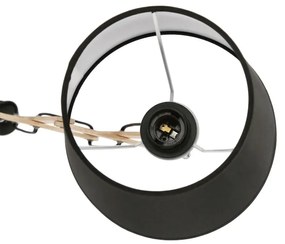 Nástenné svietidlo MITO 1xE27/40W/230V čierna